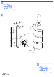 Bruksanvisning Eglo 98755 Lampa