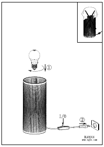 Bruksanvisning Eglo 99018 Lampa