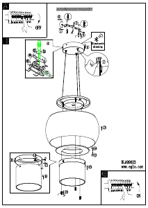 Bruksanvisning Eglo 99023 Lampa