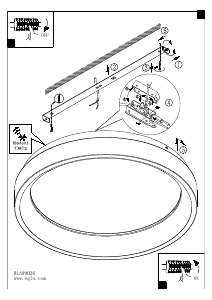 Bruksanvisning Eglo 99026 Lampa