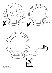 Bruksanvisning Eglo 99029 Lampa