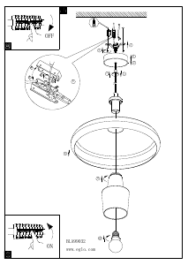 Bruksanvisning Eglo 99032 Lampa