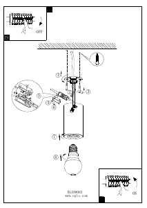 Bruksanvisning Eglo 99066 Lampa