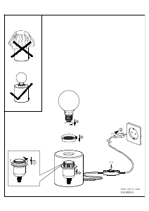 Bruksanvisning Eglo 99084 Lampa