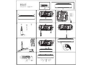 Bruksanvisning Eglo 99109 Lampa