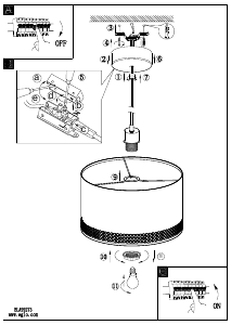 Bruksanvisning Eglo 99273 Lampa