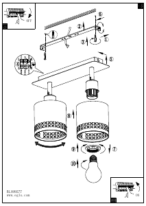 Bruksanvisning Eglo 99277 Lampa