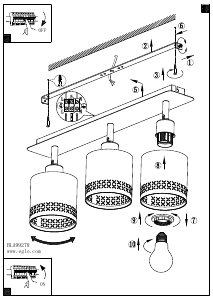 Bruksanvisning Eglo 99278 Lampa