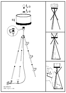 Bruksanvisning Eglo 99279 Lampa