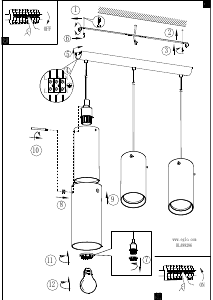 Bruksanvisning Eglo 99286 Lampa