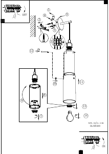 Bruksanvisning Eglo 99288 Lampa