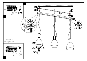 Bruksanvisning Eglo 99314 Lampa