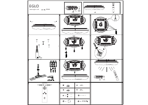 Bruksanvisning Eglo 99342 Lampa