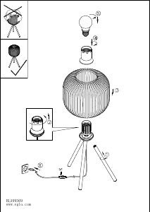 Bruksanvisning Eglo 99369 Lampa