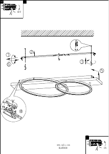 Bruksanvisning Eglo 99408 Lampa