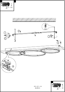 Bruksanvisning Eglo 99413 Lampa