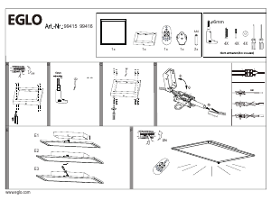 説明書 Eglo 99416 ランプ