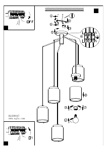 Bruksanvisning Eglo 99447 Lampa