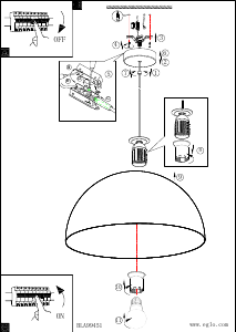 Bruksanvisning Eglo 99452 Lampa