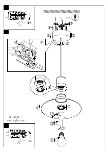 Bruksanvisning Eglo 99511 Lampa
