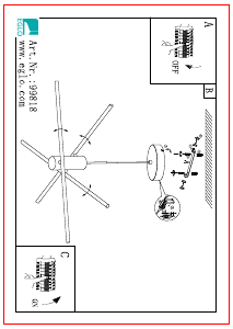 Bruksanvisning Eglo 99818 Lampa