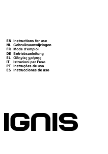 Manual de uso Ignis AKS 480 IX/1 Campana extractora