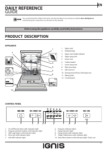 Handleiding Ignis ABE 2B19 B Vaatwasser