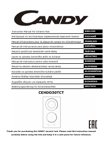 Mode d’emploi Candy CEHDD30TCT Table de cuisson