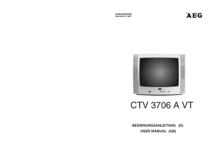 Handleiding AEG CTV 3706 A VT Televisie