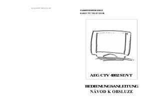 Bedienungsanleitung AEG CTV 4802 VT Fernseher