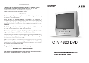 Handleiding AEG CTV 4823 DVD Televisie