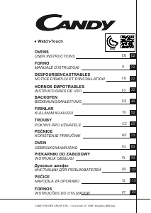 Manual de uso Candy WATCH-TOUCH Horno