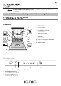 Manuale Ignis AIE 2B19 A Lavastoviglie