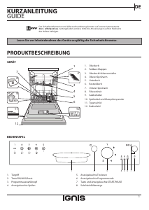 Bedienungsanleitung Ignis GBE 1B19 X Geschirrspüler