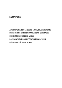 Mode d’emploi Ignis AWL 230/1 Sèche-linge