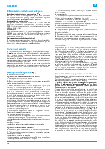 Manual de uso Ignis AFE 128/G Congelador