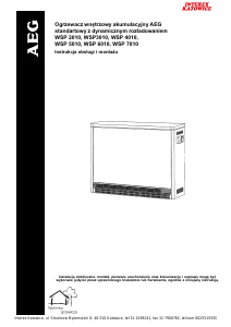 Instrukcja AEG WSP 7010 Ogrzewacz