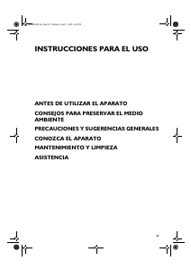 Manual de uso Ignis AFE 275/A Congelador