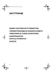 Käyttöohje Ignis AFE 275/B-K Pakastin