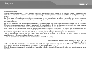 Manual de uso Geely 515 (2014)