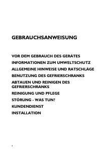 Bedienungsanleitung Ignis CV S65/1 AP Gefrierschrank