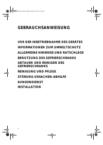 Bedienungsanleitung Ignis CV S75 AP Gefrierschrank