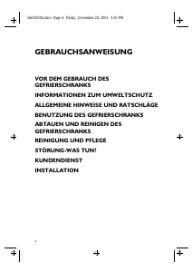 Bedienungsanleitung Ignis CVB 13 Gefrierschrank