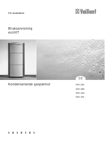 Bruksanvisning Vaillant VKK 476 ecoVIT Gaspanna
