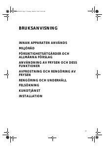 Bruksanvisning Ignis CVB S85/1 Frys