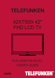 Bruksanvisning Telefunken 42XT500i LCD TV