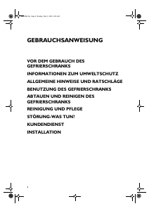 Bedienungsanleitung Ignis CVC 29 Gefrierschrank