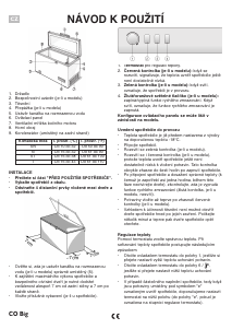 Manuál Ignis ICF 271 B Mraznička