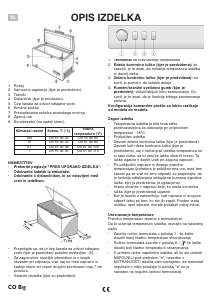Priročnik Ignis ICF 331 B Zamrzovalnik