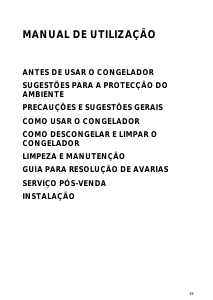 Manual Ignis TF 153 Congelador
